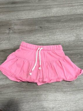 Cat & Jack Pink Pull-On Skort with White Drawstring